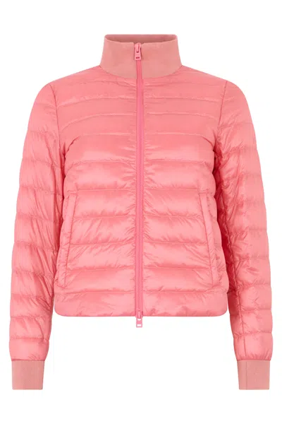 Herno Padded Jacket In Salmon Color In Pink
