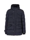 Herno Black Polyester Full-length Jacket In Black