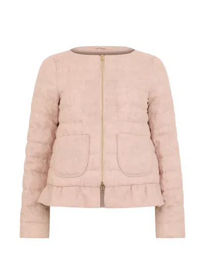Herno Padded Jacket In Pink