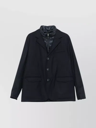 Herno Men's Padded Blazer In Blue