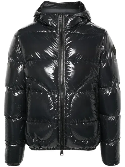 Herno Padded Jacket With Hood In Black