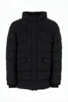Herno Legend Man Puffer Midnight Blue Size 34 Polyamide In Black