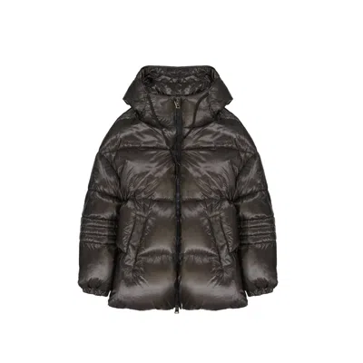 Herno Padded Jacket Women In Brown