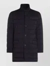 Herno Padded Jackets With High Collar And Side Pockets