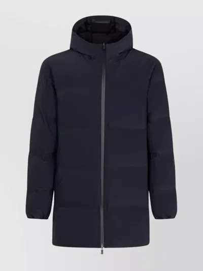 HERNO PADDED JACKETS WITH HOOD AND CUFFS