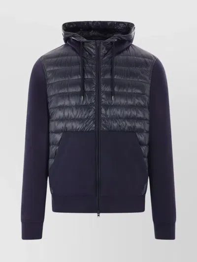 HERNO PADDED JACKETS WITH HOOD AND POCKETS