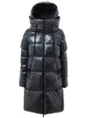 Herno Padded Long Down Jacket With Removable Sleeves  In Blu