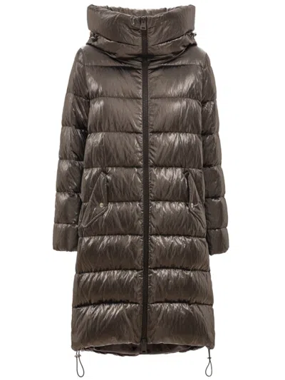 Herno Padded Long Park With Hood . In Brown
