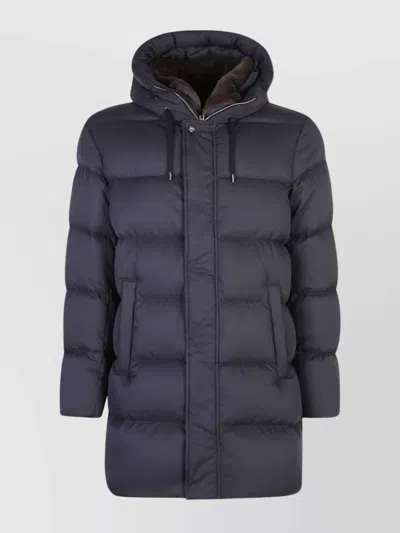 HERNO PADDED LONG SLEEVE QUILTED JACKET