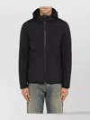 Herno Padded Nylon Parka With Hood And Side Pockets In Black