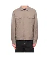 Herno Padded Overshirt In Grey