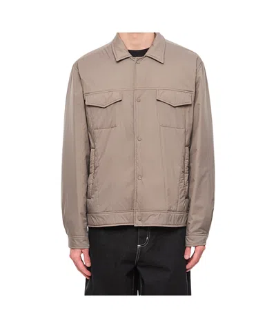 Herno Padded Overshirt In Grey