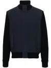 Herno Padded-panels Jacket In Blue