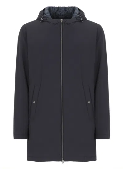 Herno Padded Parka In Blue