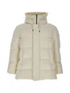 Herno Long-sleeved Down Jacket In Neutral