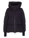 Herno Quilted Polyester Microfiber Jacket With Zip In Black