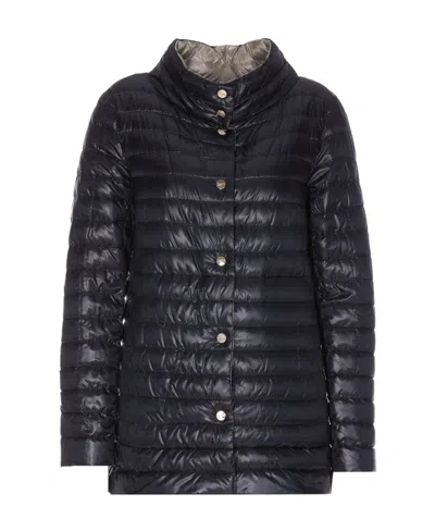 HERNO HERNO REVERSIBLE BUTTON-UP PADDED DOWN JACKET