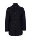 Herno Men Washington Padded Raincoat In Blue