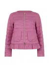 Herno Padded Ruffled Jacket In Multi