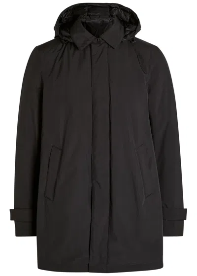 Herno Padded Shell Coat In Brown