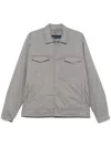 Herno Grey Shirt With Functional Pockets In Grey