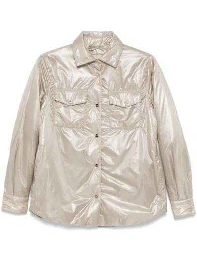 Herno Padded Jacket In Brown