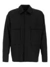 Herno Collared Design Jacket With Front Flap Pockets In Black