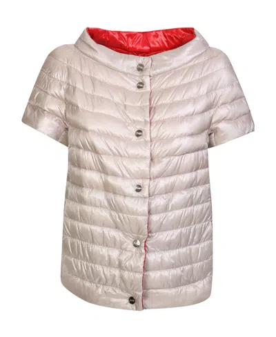 HERNO PADDED SHORT-SLEEVE JACKET