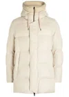 Herno Padded Silk And Cashmere-blend Parka Coat In Gray