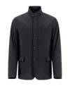 Herno Blazer With Bib In 2-layer Windstopper In Black