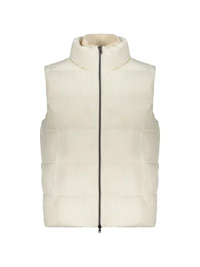 Herno Padded Sleeveless Gilet In Neutral