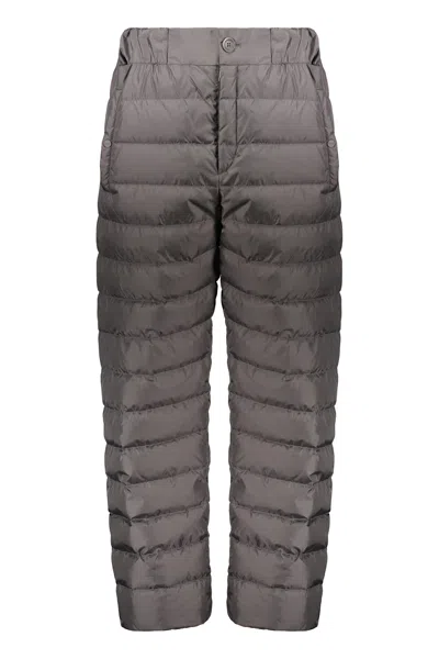 Herno Padded Trousers In Gray