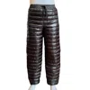 Herno Padded Trousers In Fondente In Black