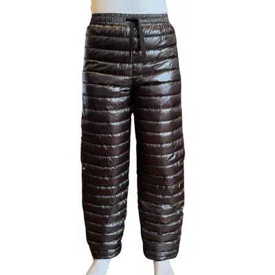 Herno Padded Trousers In Fondente In Black