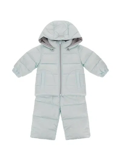 Herno Kids' Padded Trousers Set In Blue