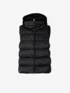 Herno Quilted Hooded Gilet In Black