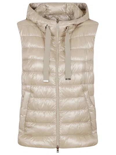 HERNO PADDED VEST WITH QUILTED DESIGN