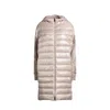 Herno Contrast-fabric Sleeves Padded Coat In Neutral