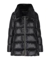 Herno Padded Zip-up Down Jacket In Black