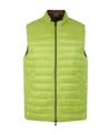 Herno Men's Nylon Ultralight Reversible Gilet In Green