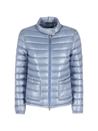 Herno Padded-design Jacket In Blue