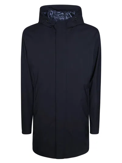 Herno Paintrka Men's Parka Jacket In Blue