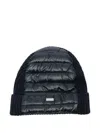 Herno Panelled Beanie In Black