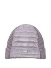 Herno Panelled Beanie In Brown