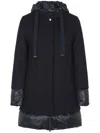 Herno Long-sleeved Down Jacket In Blue