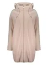 Herno Padded Wool-blend Coat In Neutrals
