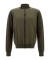Herno Unlimited Waffle Cotton And Matt Stretch Jacket In Brown