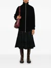 Herno Quilted-panel Cardigan In Black