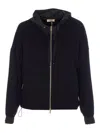 Herno Zip Sweatshirt Drawstring Hood