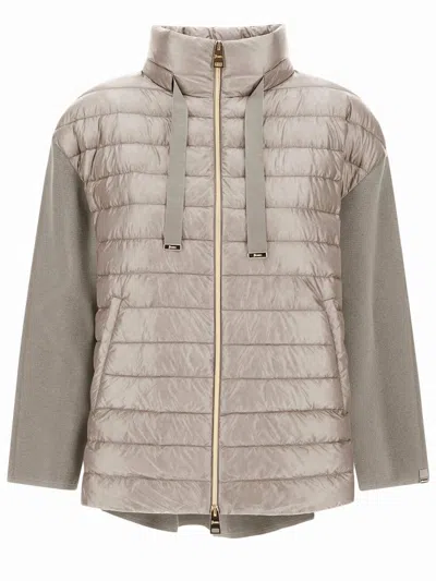 Herno Panelled Jacket In Beige